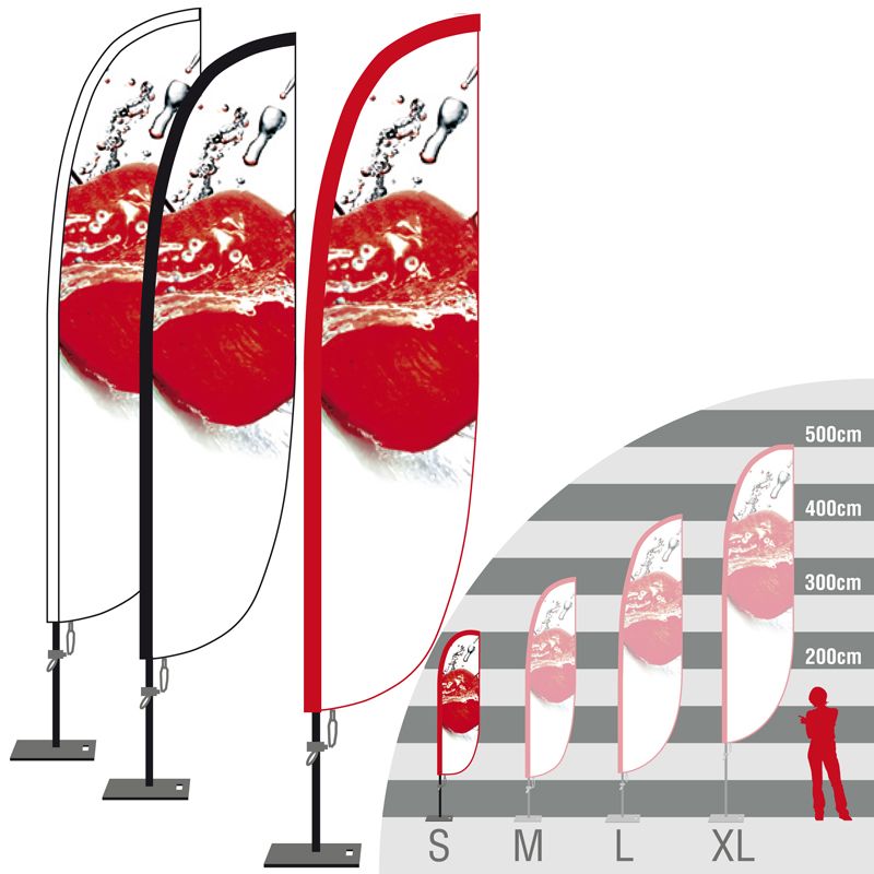 Beachflag Promo Feather Curve Beachflag Promo Feather Curve